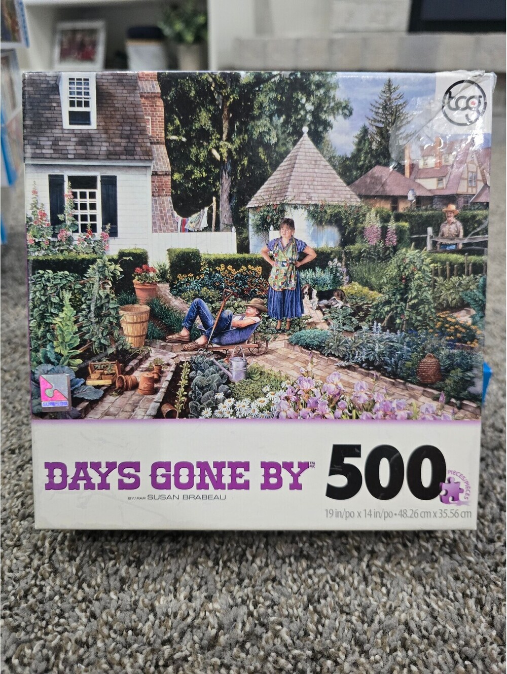 TCG 500 Pc Jigsaw Puzzle - The Lazy Gardener by Susan Brabeau